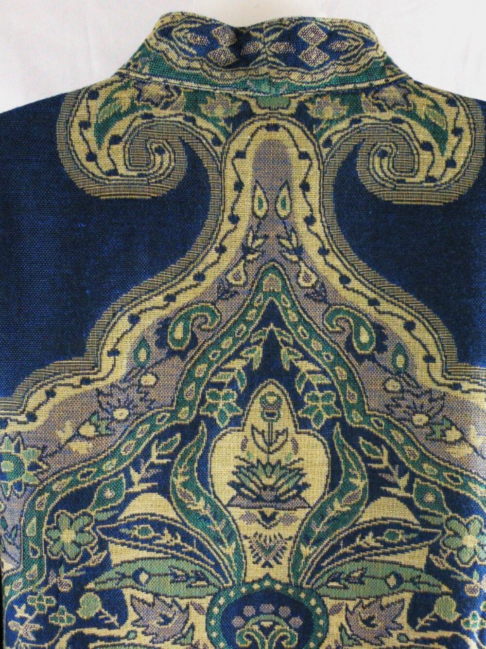 TRAVEL SMITH Long Jacket Cardigan Paisley Floral XL - Picture 5 of 7